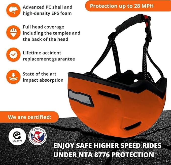 Kid Bike Helmets for Boys and Girls | Fit Head 51-54cm Circumference | CPSC & NTA-8776 Dual Certified | Multi-Sport Helmets with LED Lights, Magnetic Buckle, Detachable Visor