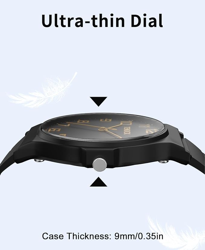 Kids Analog Watch Boys Girls, 30M Waterproof, Sports Watch for Boys, Easy to Read Children's Thin Dial Wrist Watches with Soft Band, for Ages 5-15 Kids Great Birthday Gifts Christmas Day