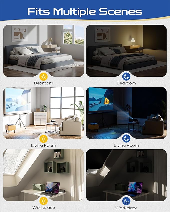 33" W x 48" L 100% Portable Blackout Curtains, Total Darkness No-Drill Black Out Window Cover,Temporary Blackout Shades with Hook & Loop Tape, for Bedroom, Nursery, Dorm, Travel (Black)