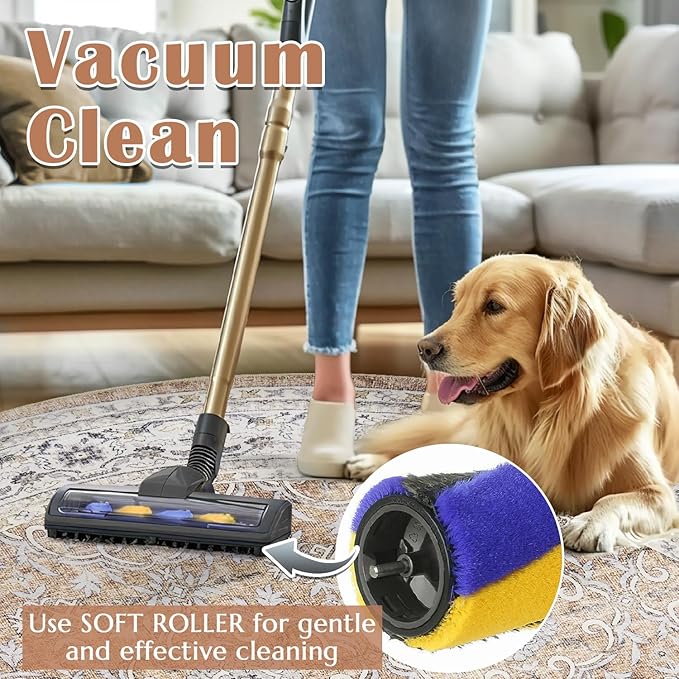 jinchan Round Rug 8ft Washable Circle Soft Rug - Low Pile Vintage 8'Round Indoor Orange Floral Print Stain Resistant Boho Carpet Ultra-Thin Non-Slip for Living Room Bedroom Dining Room Kitchen