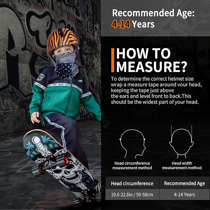 Kids Bike Helmet Toddler Skateboard Helmets for Boys Girls Aged 4 and Older Child Infant Bicycle Helmet CPSC Certified Adjustable Cycling Helmet for Multi-Sport Roller Skating Scooter