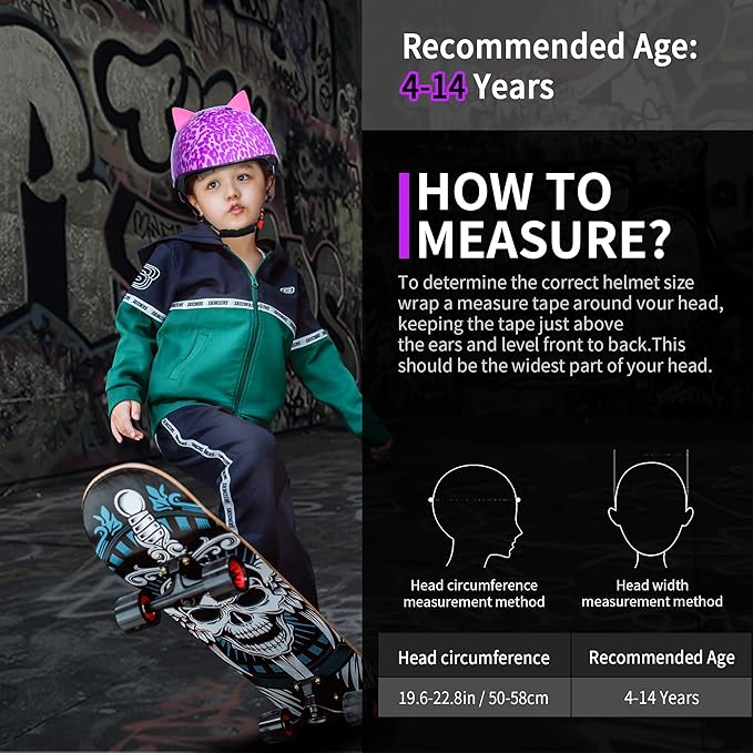 Kids Bike Helmet Toddler Skateboard Helmets for Boys Girls Aged 4 and Older Child Infant Bicycle Helmet CPSC Certified Adjustable Cycling Helmet for Multi-Sport Roller Skating Scooter