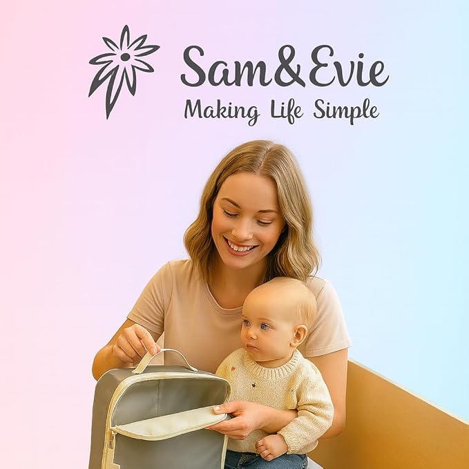 4-in-1 Baby Diaper Bag Organizer Set – Travel Packing Cubes for Baby Essentials, Newborn Must Haves, Diaper Bag Accessories, Wipes Pouch, Snack Pouch – For Boys, Girls, and On-the-Go Parents