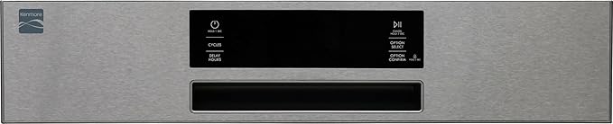 Kenmore 24" Built-in Stainless Steel Tub Dishwasher EasyFlex 3rd, SmartWash, UltraWash Plus, TurboDry, and Adjustable Rack, Energy Star Certified, Fingerprint Resistant