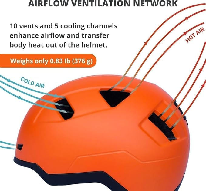 Kid Bike Helmets for Boys and Girls | Fit Head 51-54cm Circumference | CPSC & NTA-8776 Dual Certified | Multi-Sport Helmets with LED Lights, Magnetic Buckle, Detachable Visor