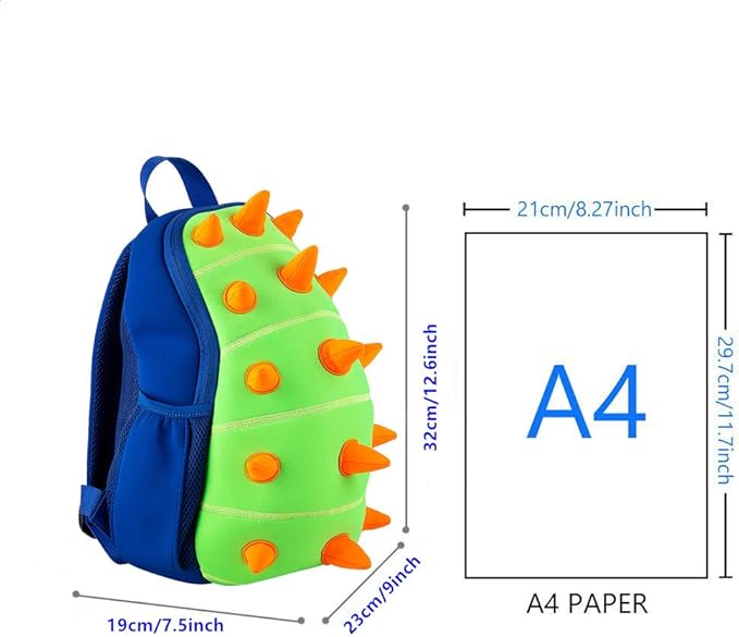 JiePai Dinosaur Toddler Backpack Waterproof 3D Cartoon Kids Backpack for Boys