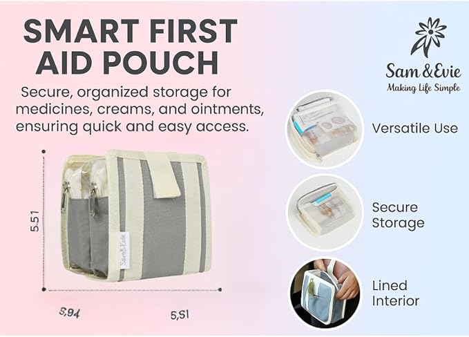 4-in-1 Baby Diaper Bag Organizer Set – Travel Packing Cubes for Baby Essentials, Newborn Must Haves, Diaper Bag Accessories, Wipes Pouch, Snack Pouch – For Boys, Girls, and On-the-Go Parents