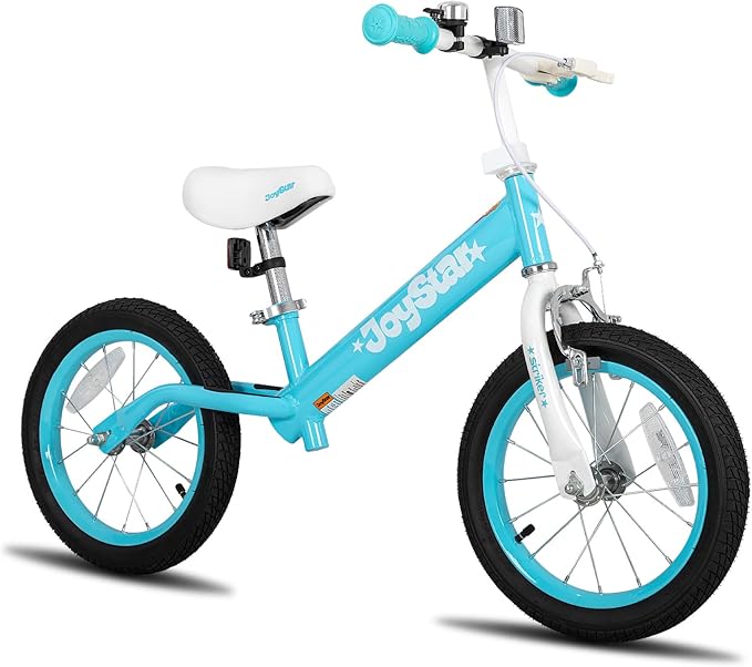 JOYSTAR 16 Inch Balance Bike for Toddlers and Kids Ages 4-7 Years Old Boys and Girls - Sport Kids Balance Bike with Handbrake - No Pedal Training Bicycle