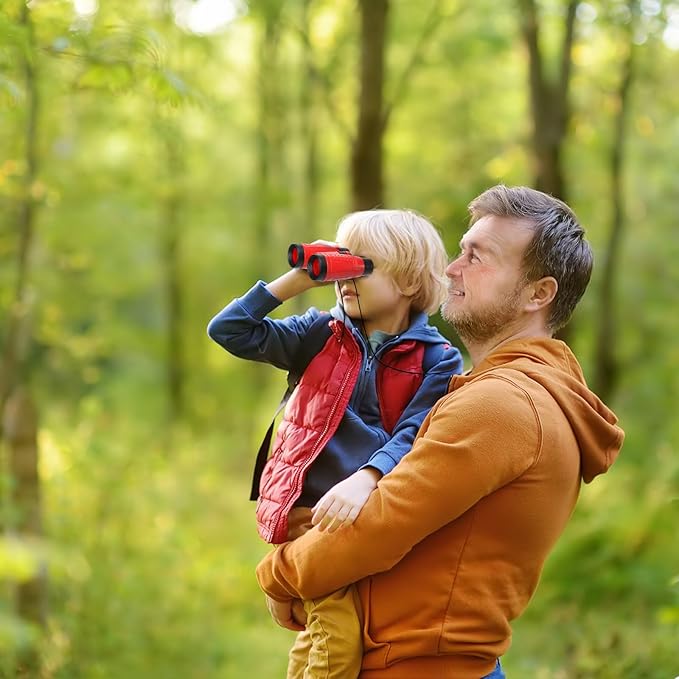 20 Pack Binoculars Toy for Kids, Kids Binoculars with Compass and Neck String, Nature Exploration Toys, Party Favors Learning Gifts for Sightseeing, Camping Adventure, Birdwatching