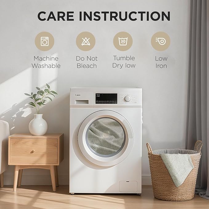 Joydeco Blackout Curtains 120 Inches Long 2 Panels Burg, Room Darkening Curtains for Bedroom, 100% Black Out Textured Thermal Drapes Privacy Protection 2 Panels Set(W52 x L120 Inch, Light Beige)