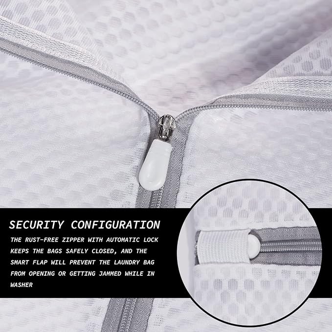 2 XX-Large Honeycomb Mesh Laundry Bag Delicates Durable for Washing Machine,24 x 24 Inches lingerie bags for Laundry, Travel Storage Organize Bag for Cotton Clothes,Sheet,Sweater, Shoes