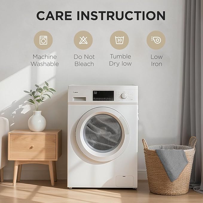 Joydeco Blackout Curtains 72 Inches Long 2 Panels Burg, Room Darkening Curtains for Bedroom, 100% Black Out Textured Thermal Drapes Privacy Protection 2 Panels Set(W52 x L72 Inch, Light Grey)