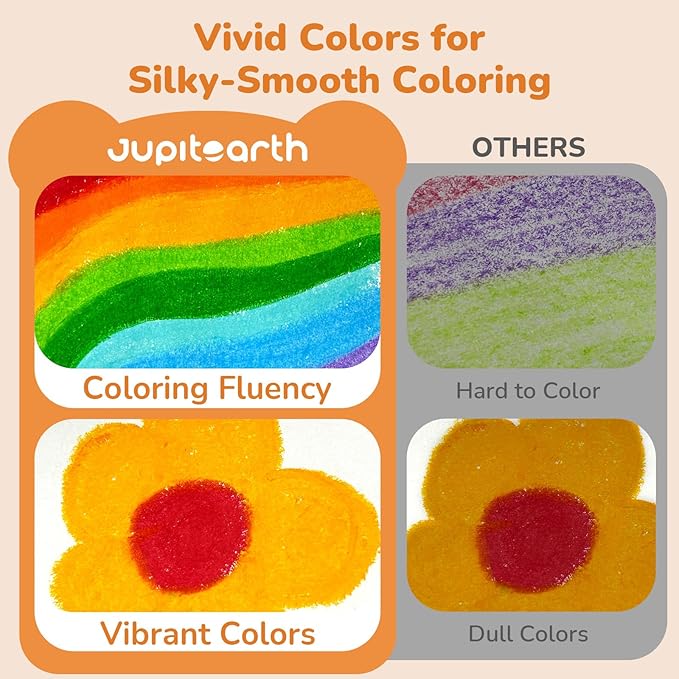 24 Color Twist Crayons for Toddlers 1-3 and Kids 4-8, Non-Toxic Washable Crayons 2-4, Ultra-Silky Easy-Grip Art Supplies, Ideal Coloring Gift for Boys and Girls