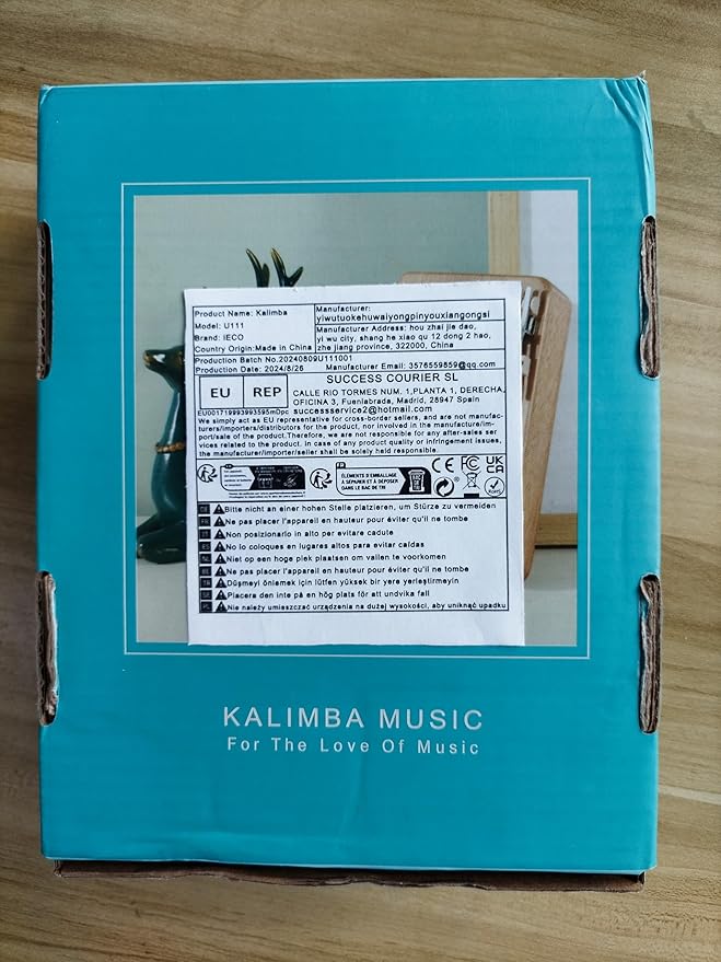 Kalimba Thumb Piano 17 Keys Portable Finger Piano Marimba Music Gifts for Adults Kids