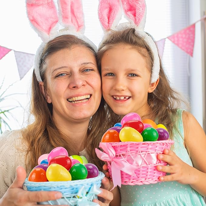 180Pcs Easter Eggs, 2.3" Fillable Bright Colors Plastic Easter Eggs Empty for Easter Hunt, Easter Basket Stuffers, Party Favor, Classroom Prize Supplies ﻿