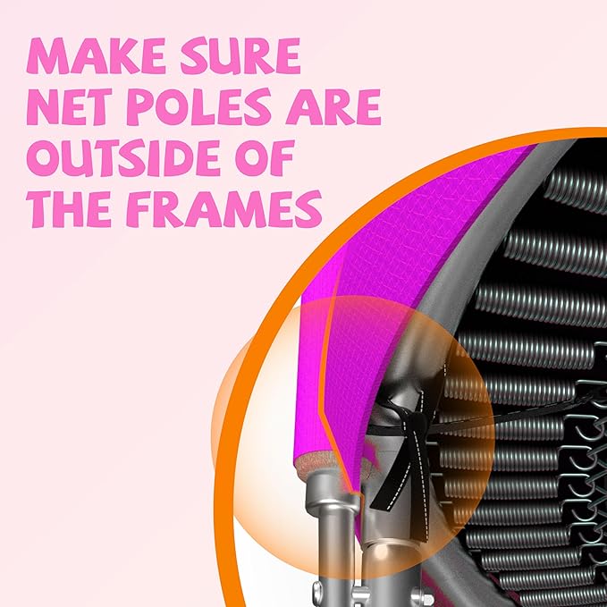 Kangaroo Hoppers Universal 12/14/15FT Trampoline Replacement Safety Pad, Waterproof Surround Spring Foam Cover for Round Frame