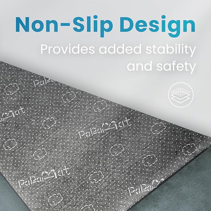 1.3" Thick Baby Play Mat for Floor, 79x79 Large Foam Tummy Time Mat, Padded Support Soft Plush Nursery Rug for Infant Kids Toddler Crawling Kick Activity (Light Grey)