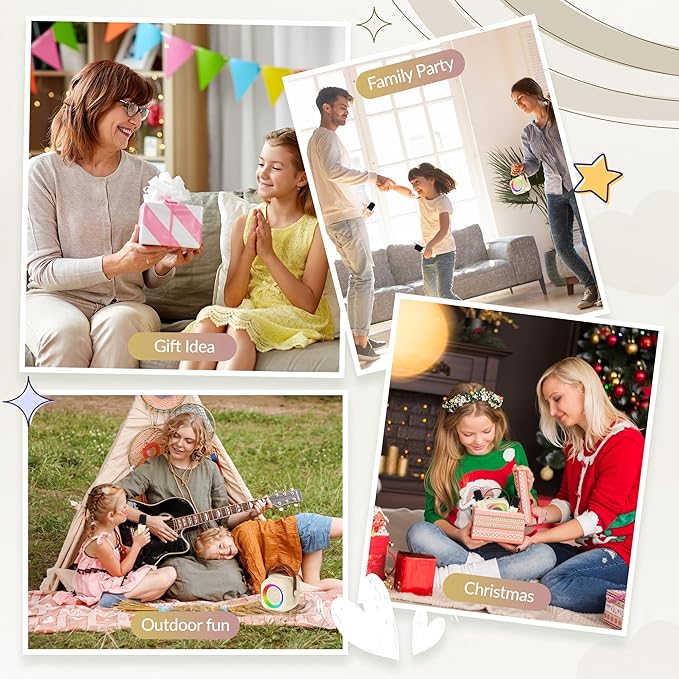 Karaoke Machine for Kids, Karaoke Gifts for Girls Ages 4, 5, 6, 7, 8, 9, 10, 12 +Year Old Birthday Party, 4-12 Years Old Christmas Toys Gift for Girls
